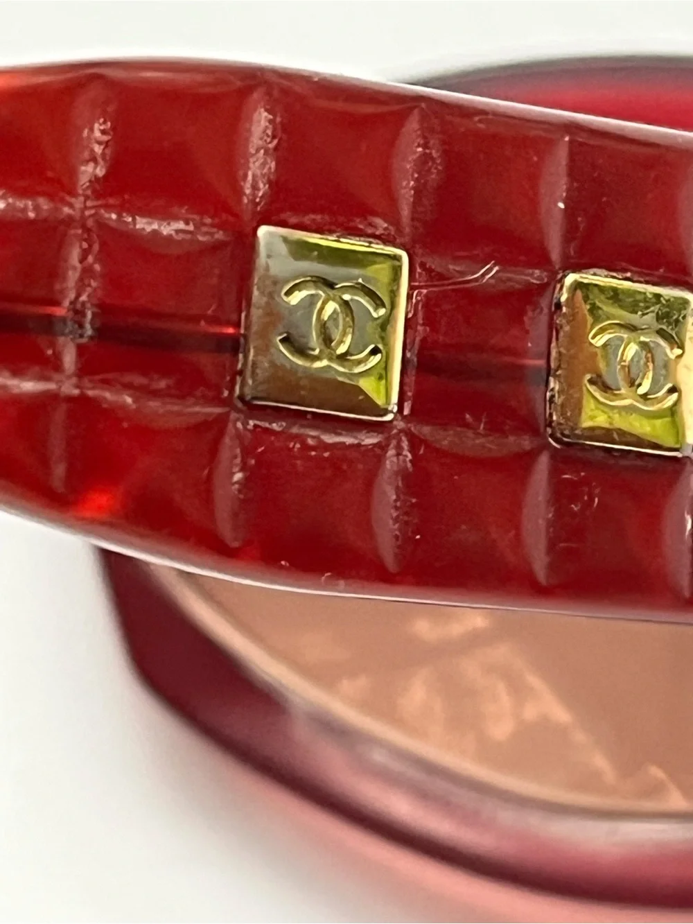 Chanel Vintage Chocolate Bar Quilted 5029 Womens Full Rim Eyewear Glasses - AS I